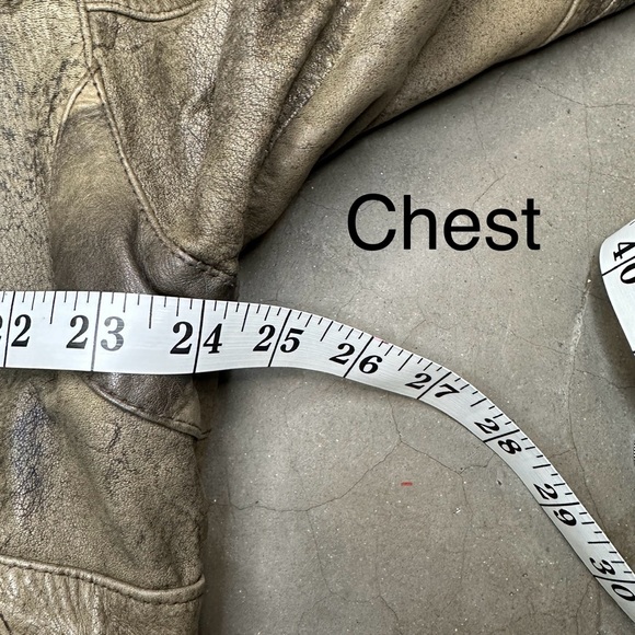 Charlesklein VINTAGE Men’s Leather Bomber Jacket Sz L - Picture 7 of 9